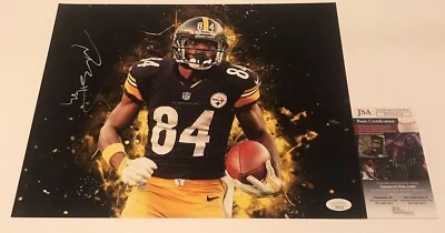Antonio Brown Signed 11x14 Photo Steelers Buccaneers Autographed JSA COA - Image 1 of 2
