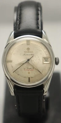 Reloj unisex Titoni Airmaster 21 joyas Titioflex cuerda manual hecho en Suiza usado. Foto 1 de 4