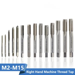 M2-M24 Metric Tap HSS Machine Hand Screw Thread Metric Plug Tap Straight Flute - Picture 1 of 6