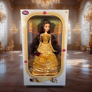 2010 Disney Store Exclusive Limited Edition 17" Belle Doll LE 5000 Pre-owned - Picture 1 of 7