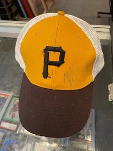 MITCH KELLER PITTSBURGH PIRATES PITCHER SIGNED BASEBALL CAP JSA RARE - Picture 1 of 3