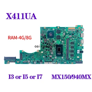 For ASUS X411UQ X411UF K411U X411UA X411UV F411U X411UNV Motherboard I3 I5 I7 - Picture 1 of 6