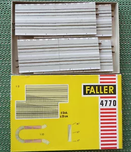 Faller Ams 4770 Trayecto Inclinado para Curva Cerrada, 60er Años Juguete ( Bnl ) - Imagen 1 de 1