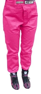 PINK KIDS , JUNIOR , JR , FIRE SUIT RACE SUIT PANTS SFI 3-2A/1 SIZE 10/12 - Picture 1 of 5