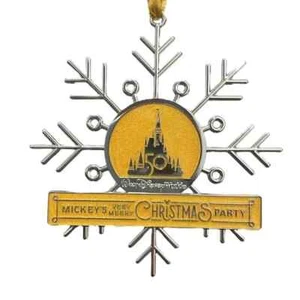 Disney Topolino Buon Natale Decorazione Festa 50° Anniversario 2022 NUOVO - Foto 1 di 3