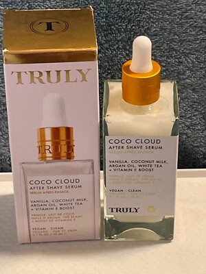 Suero para después del afeitado Truly Coco Cloud 3,1 fl. oz.  NUEVO Fresco GENUINO *Vendedor de EE. UU.* Foto 1 de 4