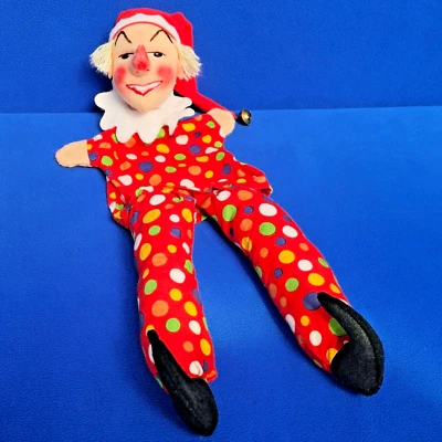KERSA HANDPUPPE KASPER MIT BEINEN HANDARBEIT STOFFKOPF KASPERLE THEATER PUPPE - Bild 1 von 2