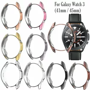 For Samsung Galaxy Watch 3 41mm 45mm Watch Screen Full Protector TPU Case Cover - Picture 1 of 59
