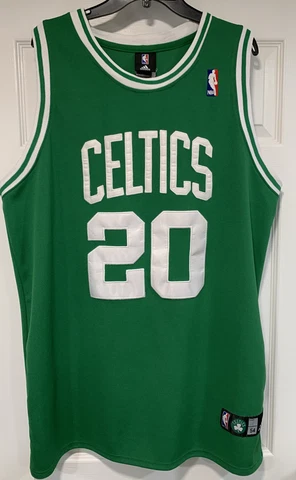 Adidas NBA Authentics Boston Celtics Ray Allen Jersey #20 Sewn Stitched Sz 54 XL Cover