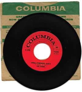 CARL PERKINS-COLUMBIA 42405 ROCKABILLY 45 RPM HOLLYWOOD CITY VG+ PLAYS GREAT - Imagen 1 de 1