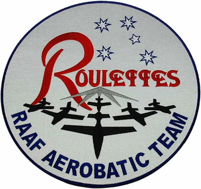 PC-9 Extra Large Patch 30cm diameter Roulettes RAAF Australia Embroidered Patch - image 1 of 1