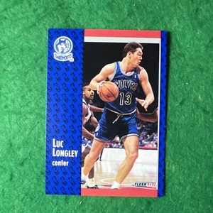 B44a 1991:92 fleer #320 Luc Longley Minnesota Timberwolves rookie - Picture 1 of 6