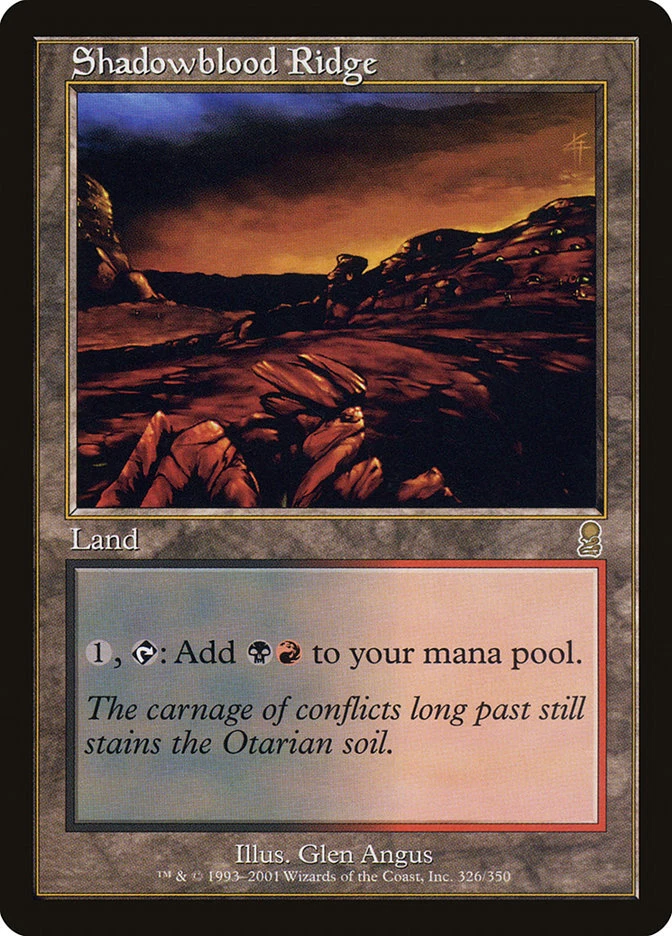 Magic the Gathering (mtg): ODY: Shadowblood Ridge - Rare - Image 1 of 1