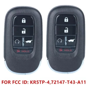 2 para 2022-24 HONDA PILOT CR-V HR-V CIVIC LLAVE INTELIGENTE MANDO A DISTANCIA DE PROXIMIDAD KR5TP-4 - Imagen 1 de 5