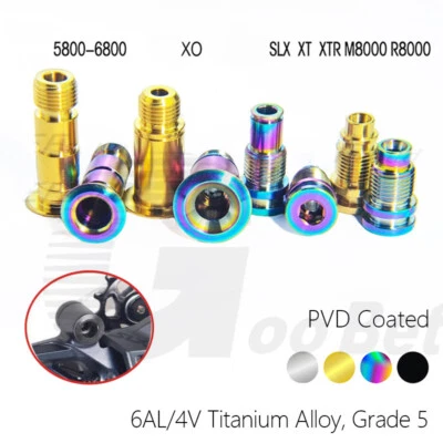 Titanium Rear Derailleur Bolt Shaft 6800 5800 SLX XT XTR M8000 R8000 M7100 X0 X9 - Image 1 of 4