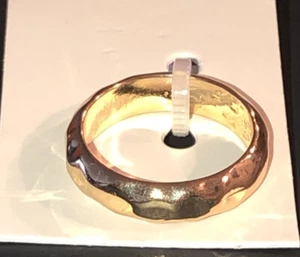 Women’s Gold Rose Plated Ring Size 7 - Picture 1 of 4