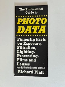The Professional Guide to Photo Data, Richard Platt, 1991 - Picture 1 of 1