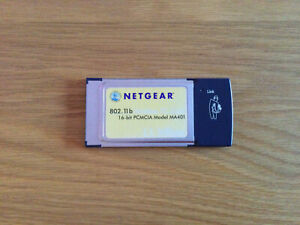 Netgear MA401 Wireless 11Mbps PCMCIA Network Card - Amiga 1200 / 600 Compatible