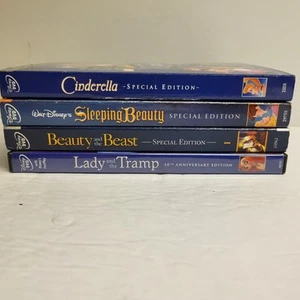 Lot of 4 Disney Platinum Edition Classic Special Edition DVDs Like new! - Picture 1 of 12