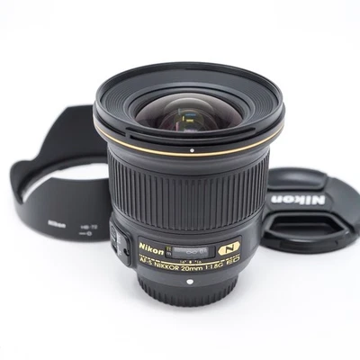 Nikon AF-S Nikkor 20mm f/1.8G ED Wide Lens - Excellent Condition - Image 1 of 4