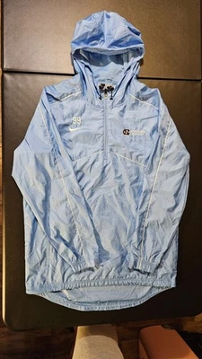 North Carolina Tar Heels Soccer Team Issued 1/4 Zip Running Wind Jacket Mens S - Image 1 of 4