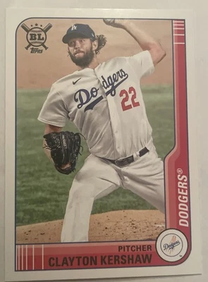 2021 Topps Big League - Veterans & Rookies Clayton Kershaw #37 - Image 1 of 2
