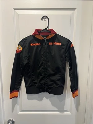 AS Roma Kappa 2008 WIND Totti De Rossi tracksuit track top jacket Youth Large ￼ - Image 1 of 4