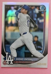 Bowman Chrome Shohei Ohtani #17 2025 refractor de cromo/499 Dodgers - Imagen 1 de 10