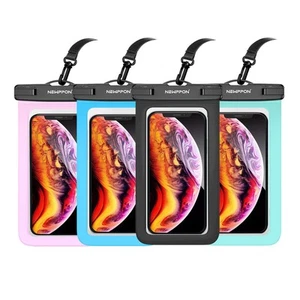 Waterproof Cell Phone Pouch : 4 Pack Universal Water Proof Dry Bag - Underwat... - Picture 1 of 7