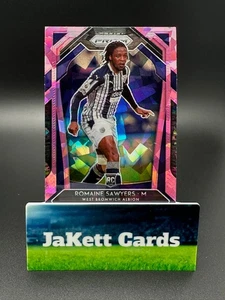 2020-21 Panini Prizm EPL - Romaine Sawyers #265 Pink Ice RC - West Brom - Picture 1 of 2