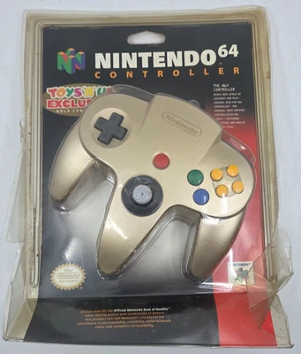 Nintendo 64 Toys R Us Exclusive Gold Controller NUS-004 READ DESCRIPTION - Image 1 of 4