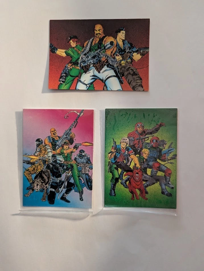 1994 G.I. Joe 30th Salute -COMIC ANTHOLOGY 3 CARD SUBSET COMIC IMAGES EXC COND - Image 1 of 2