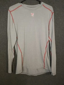 DRIFIRE Flame Resistant CAT1 Long Sleeve Shirt Large Gray FR Workwear USA - Picture 1 of 5