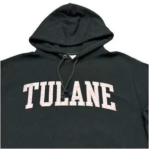 Vintage Champion Reverse Weave Sweatshirt Herren Large Tulane Hoodie Pullover - Bild 1 von 20