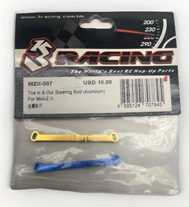 3 Racing MZII-007 Toe In & Out Steering Rod Aluminum For Mini-Z II - Picture 1 of 1