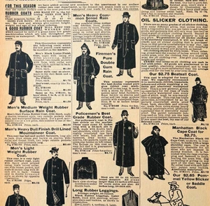 1901 Policemen Firemen Coats Reproduction Advertisement Sears Fashion DWV12D - Picture 1 of 1
