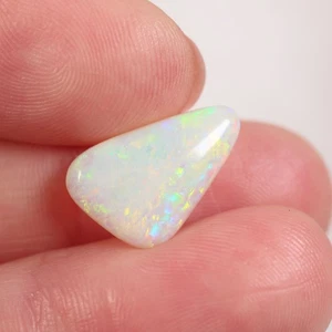 3.8 ct Natural Solid Opal, 11x16mm Polished Australian Light Opal - Picture 1 of 11