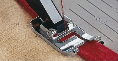 Husqvarna Viking Piping Sewing Machine Foot # 4118510-45 For Group 1,2,3,4,5,6,7 - Image 1 of 3