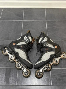 K2 Moto 80 M Inline Skates Rollerblades Grau/Orange 80mm Laufrad Herren Größe 11 " - Bild 1 von 15