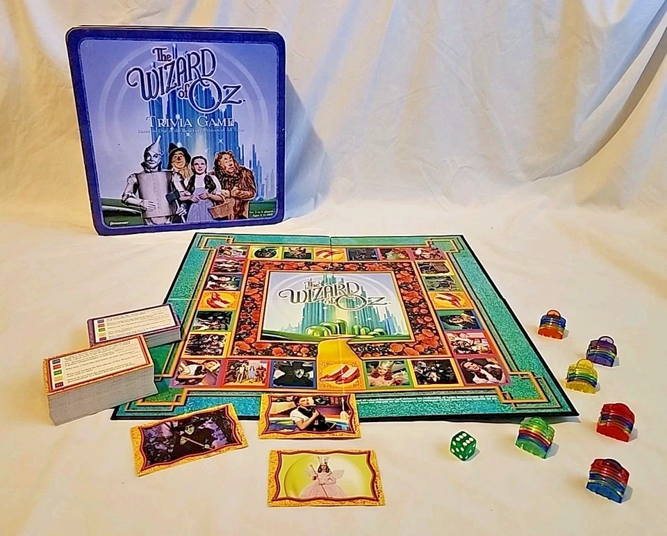 The Wizard of Oz Trivia Game w/Collectible Tin (1999) | Please Read Description - Image 1 of 4