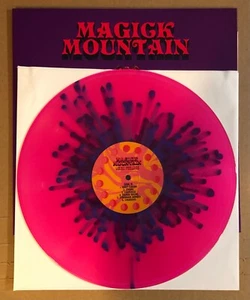 LP: MAGICK MOUNTAIN - Weird Feelings NEW UNPLAYED PINK w/ PURPLE SPLATTER VINYL - Picture 1 of 3