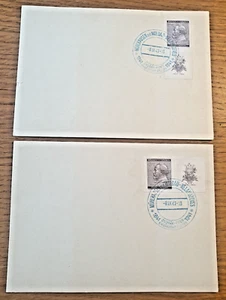 - 1941 BOHEMIA & MORAVIA - 2 x GERMANY Occupation Covers DVORAK CELEBRATION - Picture 1 of 3