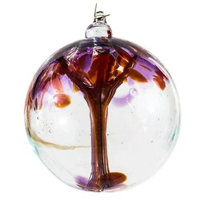 Árbol de la vida de vidrio Milford granate piedra de nacimiento de enero regalo de amistad - Imagen 1 de 1