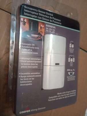 Occupancy Motion Wall Switch, No OS306U W K Energy Saving Green , Wiring Devices - Image 1 of 2