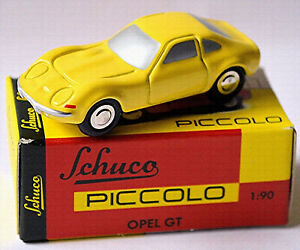 Opel Gt Coupé Jaune 1:90 Schuco Piccolo 05381