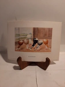 RARE!  Color Pigeon Print  Norwich Cropper C. Witzman Artist Germany - Picture 1 of 2