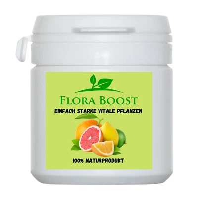 FLORA BOOST Zitruspflanzen Dünger Zitronenbaum Orangenbaum Pulver für 100 Liter