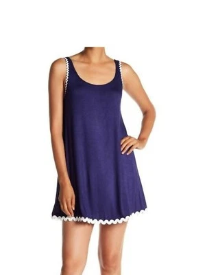 Vestido recto The Vanity Room E3038 AZUL para mujer talla pequeña ondulado Foto 1 de 2