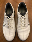 Men's Nike Air Max Rejuvenate Leather Golf Shoes 317476-101 White Size 9