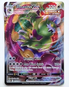 Pokemon TCG Tornadus VMAX 125/198 Ultra Rare Holo Chilling Reign - Picture 1 of 2
